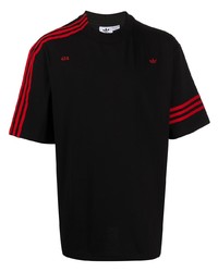 T-shirt à col rond noir adidas by 424