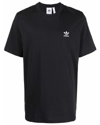 T-shirt à col rond noir adidas