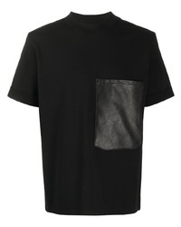 T-shirt à col rond noir Alchemy