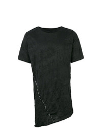 T-shirt à col rond noir Alchemy