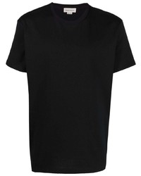 T-shirt à col rond noir Alexander McQueen