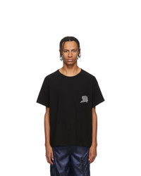 T-shirt à col rond noir Alexander Wang