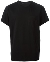 T-shirt à col rond noir Alexander Wang