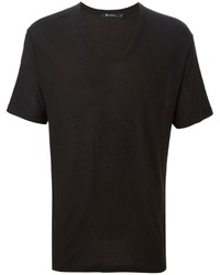 T-shirt à col rond noir Alexander Wang