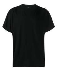 T-shirt à col rond noir Amiri