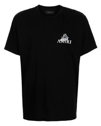 T-shirt à col rond noir Amiri