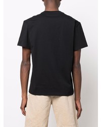 T-shirt à col rond noir JW Anderson