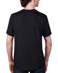 T-shirt à col rond noir Anvil
