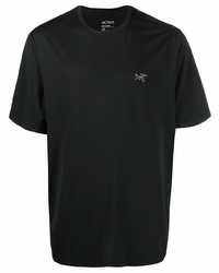 T-shirt à col rond noir Arc'teryx