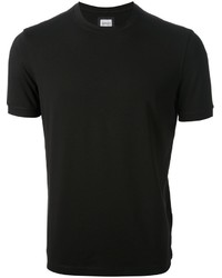 T-shirt à col rond noir Armani Collezioni