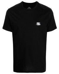 T-shirt à col rond noir Armani Exchange