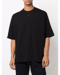 T-shirt à col rond noir Off-White