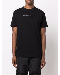 T-shirt à col rond noir Off-White