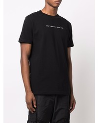 T-shirt à col rond noir Off-White