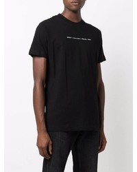 T-shirt à col rond noir Off-White