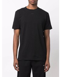 T-shirt à col rond noir Off-White