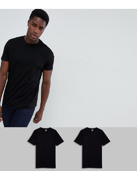 T-shirt à col rond noir ASOS DESIGN