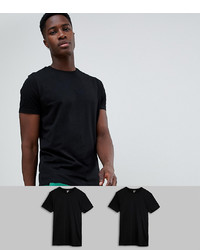 T-shirt à col rond noir ASOS DESIGN