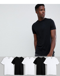 T-shirt à col rond noir ASOS DESIGN