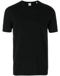 T-shirt à col rond noir Aspesi