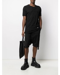 T-shirt à col rond noir Rick Owens DRKSHDW