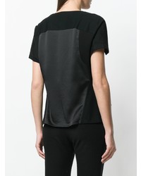 T-shirt à col rond noir Y-3