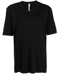 T-shirt à col rond noir Attachment