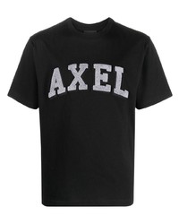 T-shirt à col rond noir Axel Arigato