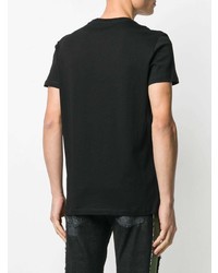 T-shirt à col rond noir Balmain