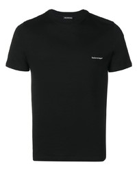 T-shirt à col rond noir Balenciaga