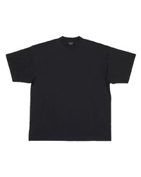 T-shirt à col rond noir Balenciaga