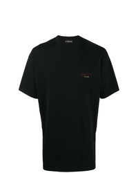 T-shirt à col rond noir Balenciaga