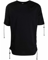 T-shirt à col rond noir Balmain