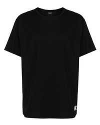 T-shirt à col rond noir Balmain