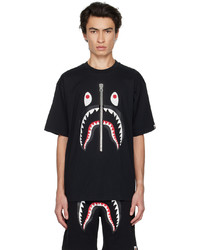 T-shirt à col rond noir BAPE