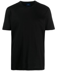 T-shirt à col rond noir Barba