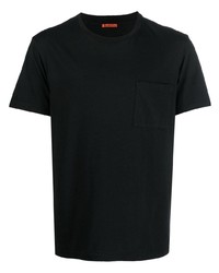 T-shirt à col rond noir Barena