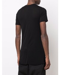 T-shirt à col rond noir Rick Owens