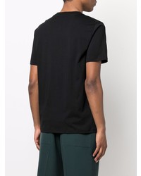 T-shirt à col rond noir Jil Sander