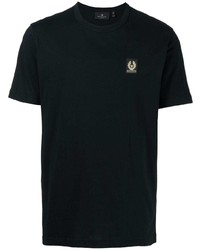 T-shirt à col rond noir Belstaff