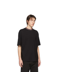 T-shirt à col rond noir Acne Studios