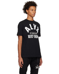 T-shirt à col rond noir 1017 Alyx 9Sm