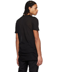 T-shirt à col rond noir Rick Owens