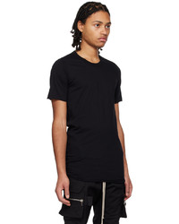 T-shirt à col rond noir Rick Owens