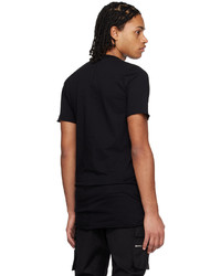 T-shirt à col rond noir Rick Owens