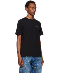 T-shirt à col rond noir Off-White