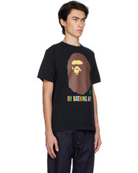 T-shirt à col rond noir BAPE