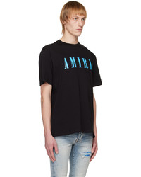 T-shirt à col rond noir Amiri