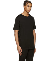 T-shirt à col rond noir Helmut Lang