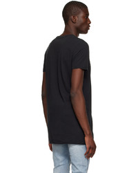 T-shirt à col rond noir Ksubi